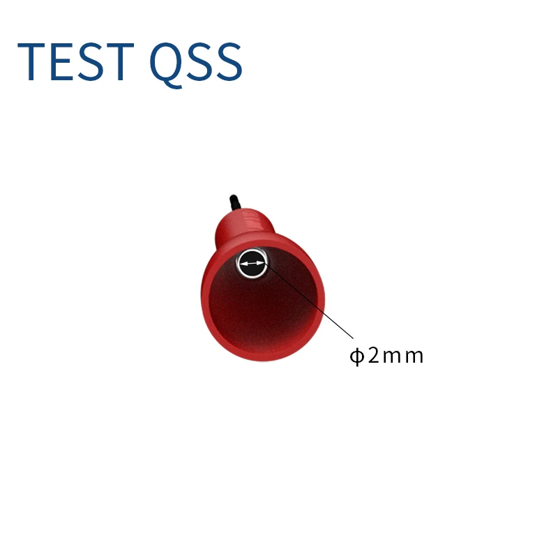 QSS 1mm Test Probe Insulation Multi-meter Needle Stainless Test Pin Non-destructive Multimeter Test Probes Diagnostic Q.30038