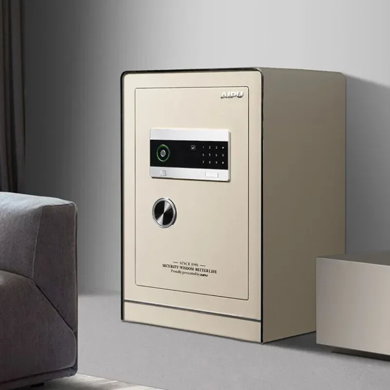 household small smart fingerprint password box large anti-theft Furniture Home Modern living room decoration Safe strongbox