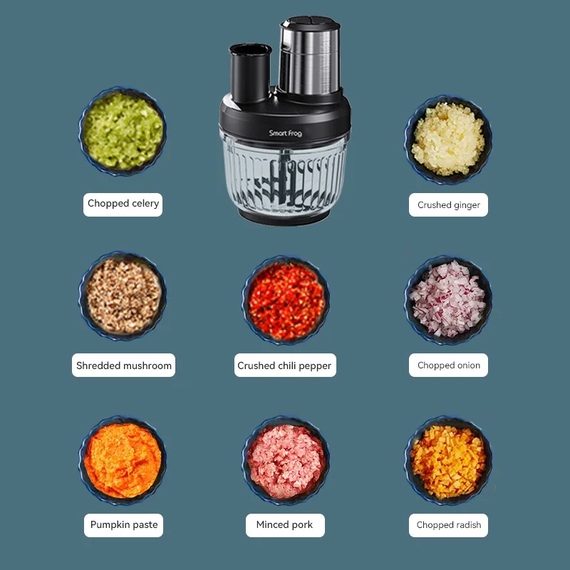 New multi electric mini vegetable chopper blender meat grinder slicers food processor