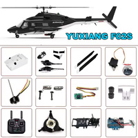YUXIANG F02S airwolf 1:34 RC Helicopter All spare part GPS Rotor Housing Fuselage Main Blade Motor Main Plate Accessories