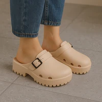 EVA Women Platform Beach Sandals Summer Clogs Slippers Fashion Women's Flat Slippers Outdoor Antiskid Waterproof Home Sandals - Image 3