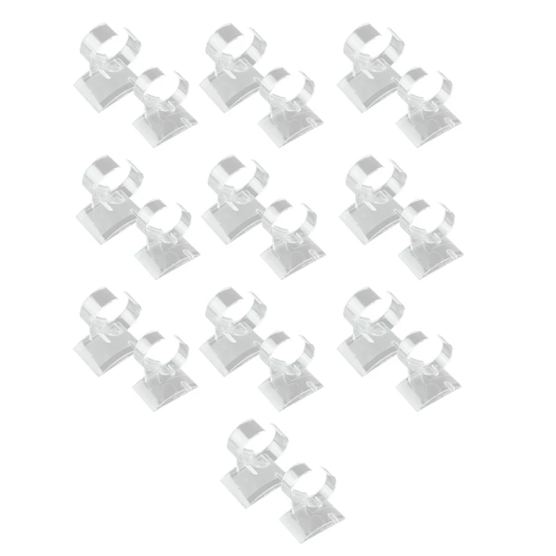 

20PCS Shop Retail Clear Plastic Jewelry Watch Display Stand Rack Holder Showcase