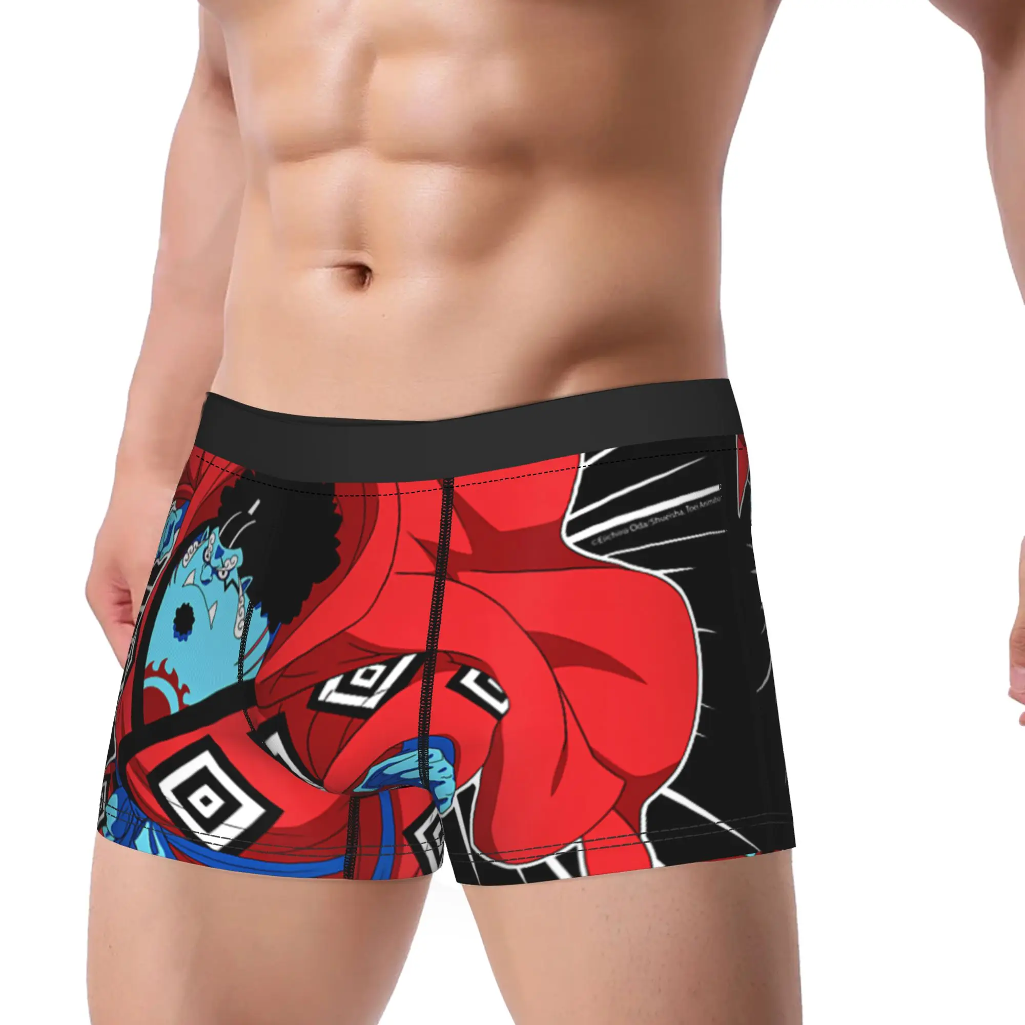 adults 18 plus One Piece Jinbei Burst Wano Costume Homme Panties Men's Underwear Ventilate Shorts Boxer Briefs