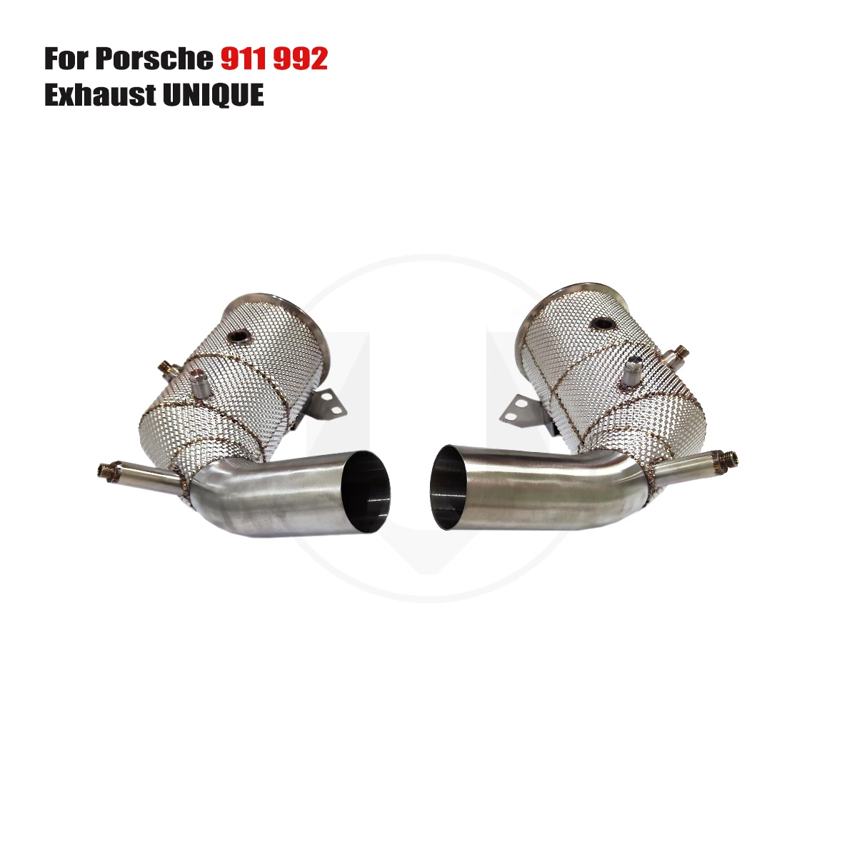 UNIQUE downpipe For Porsche 911 992 RS SS304 exhaust with cat/ without cat downpipeWith insulator