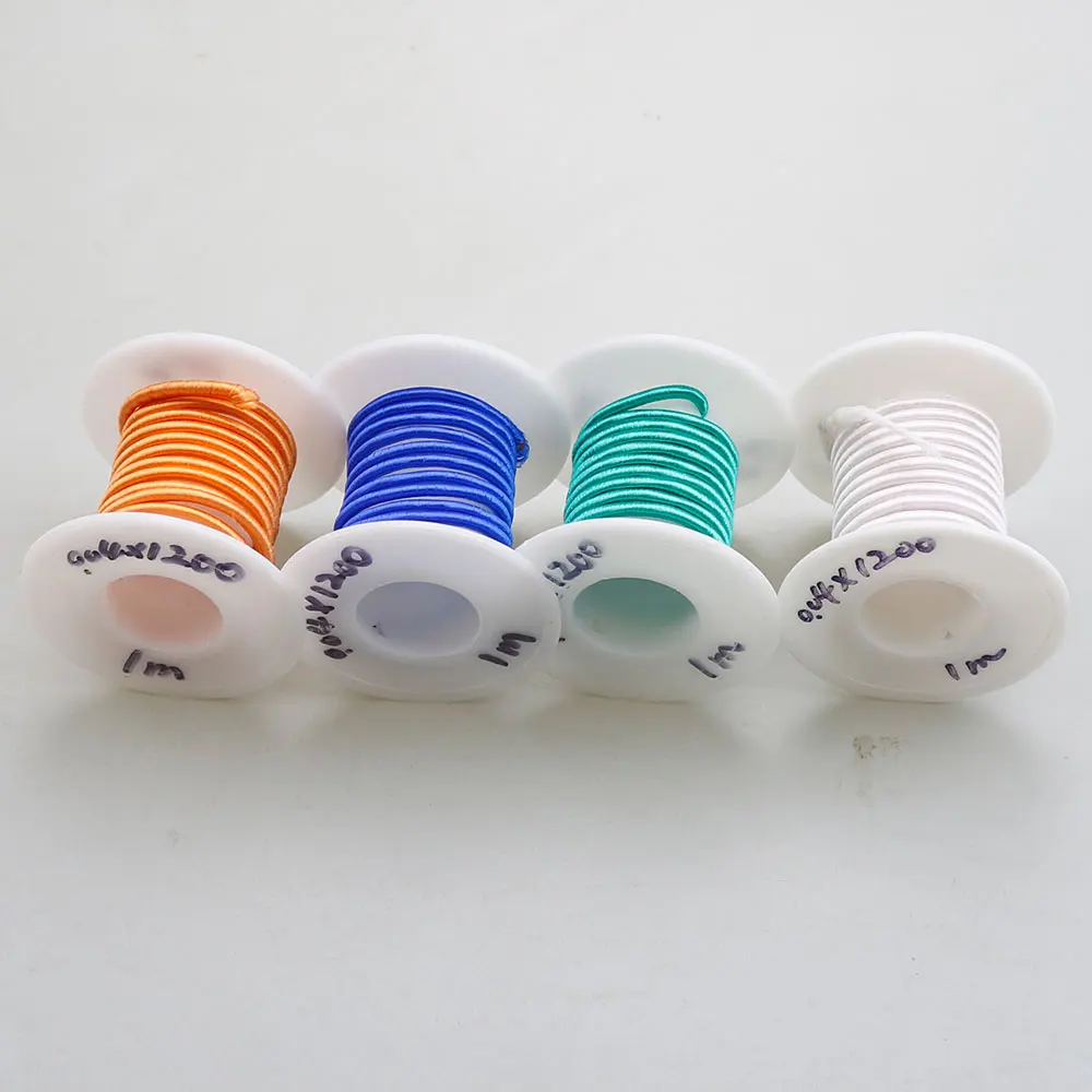 0.04mmX1200 shares its high-frequency sound strands audio multi strand wire polyester silk envelope lizi wire yarn wrapped wire