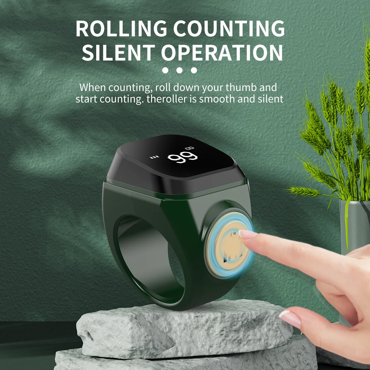Southeast Asia Popular Smart Ring APP Time Reminder Count Button Wearable Fitness Tracking Accessory Tool