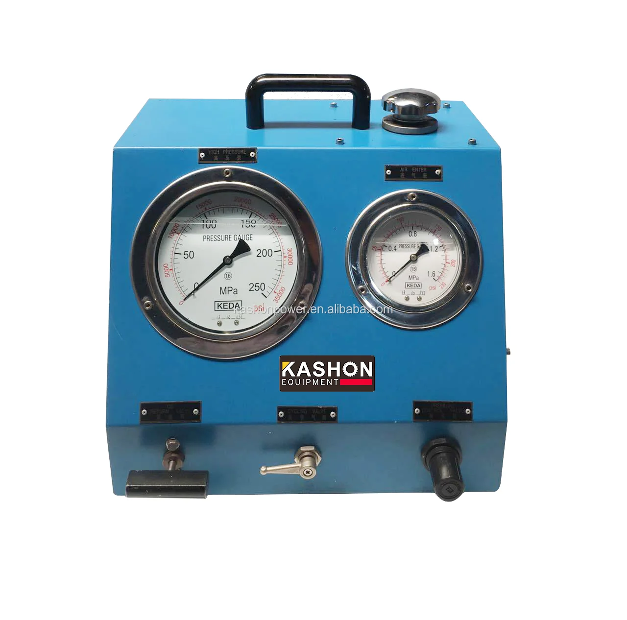 ATP-250 2500bar Ultra High Pressure Portable Air Pneumatic Hydraulic Pump