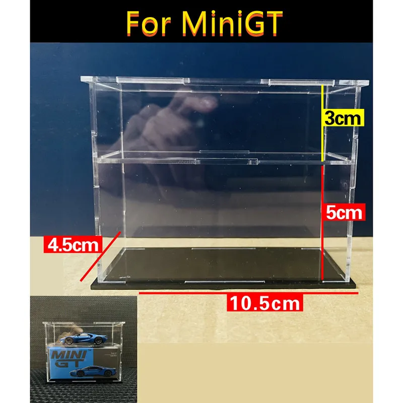 1/64 Model Cars Acrylic Display Case Fit for Mini Size MiniGT