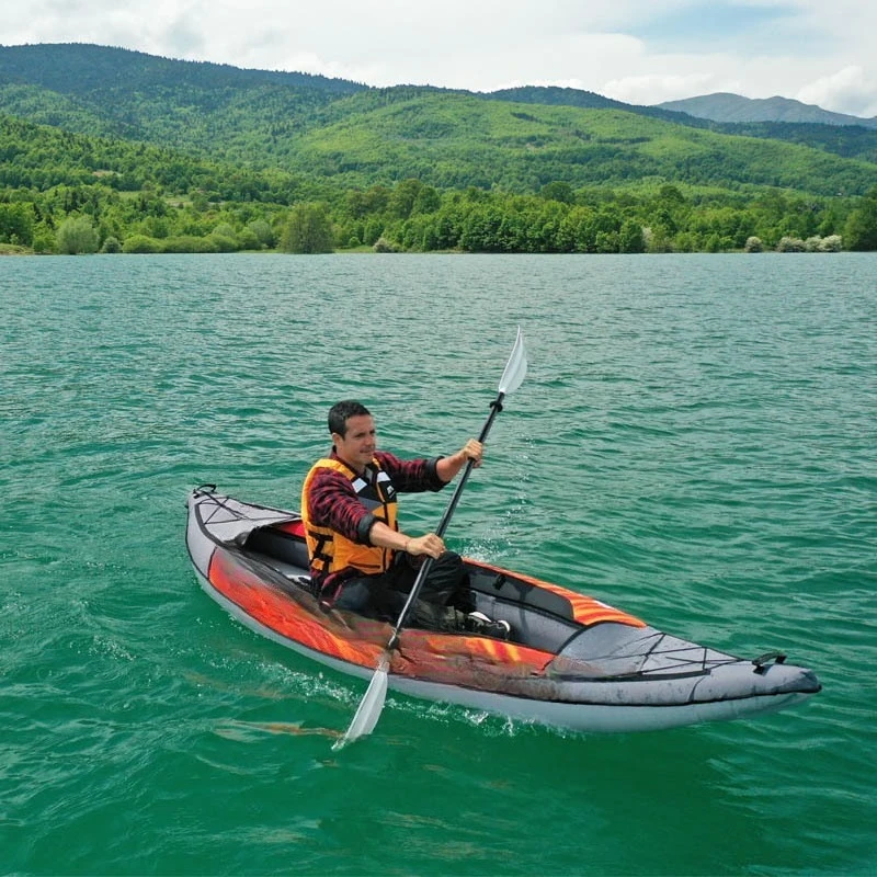 Kayak de canoa doble individual para surfear inflable