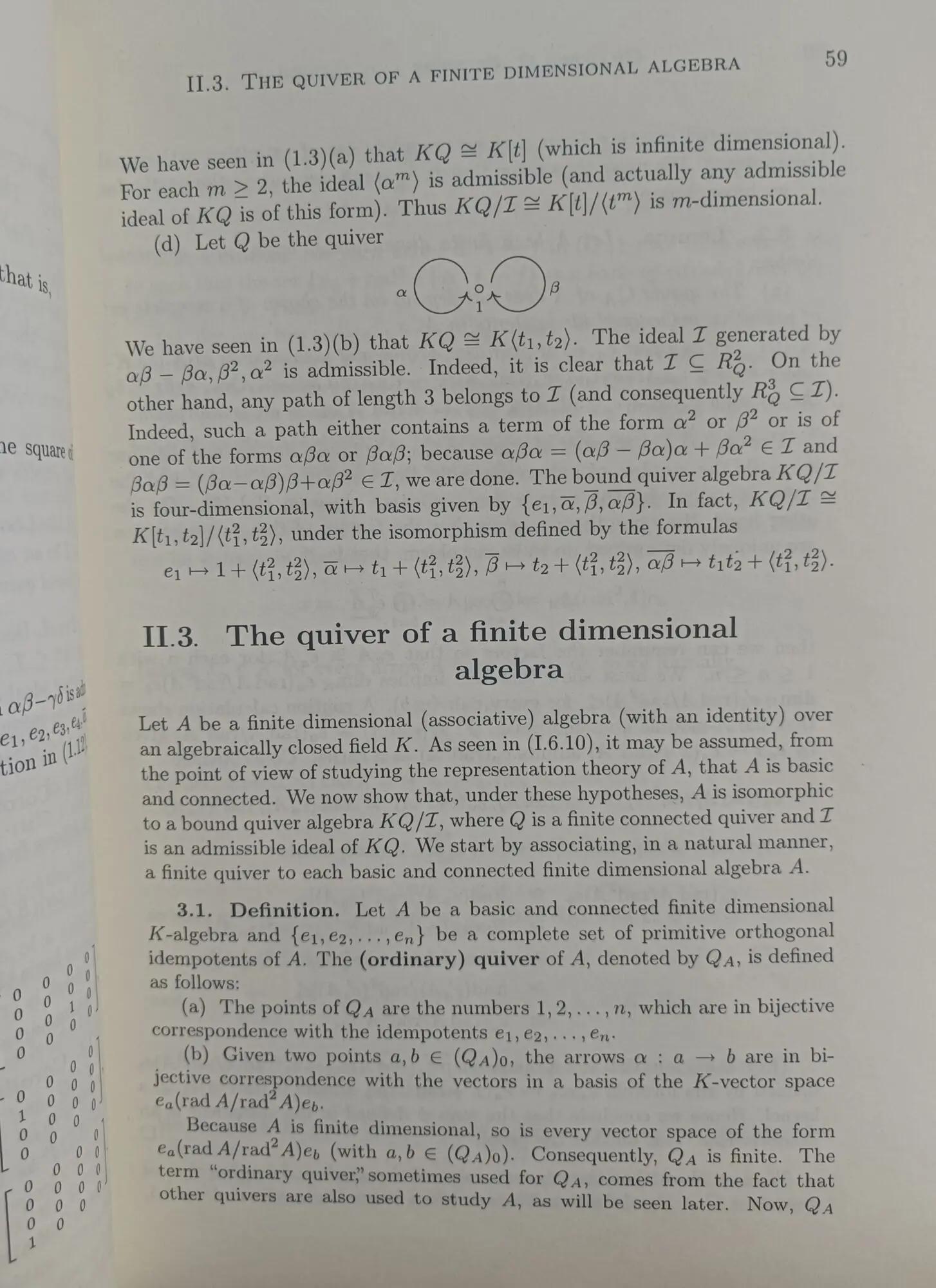 Elementy teorii reprezentacji