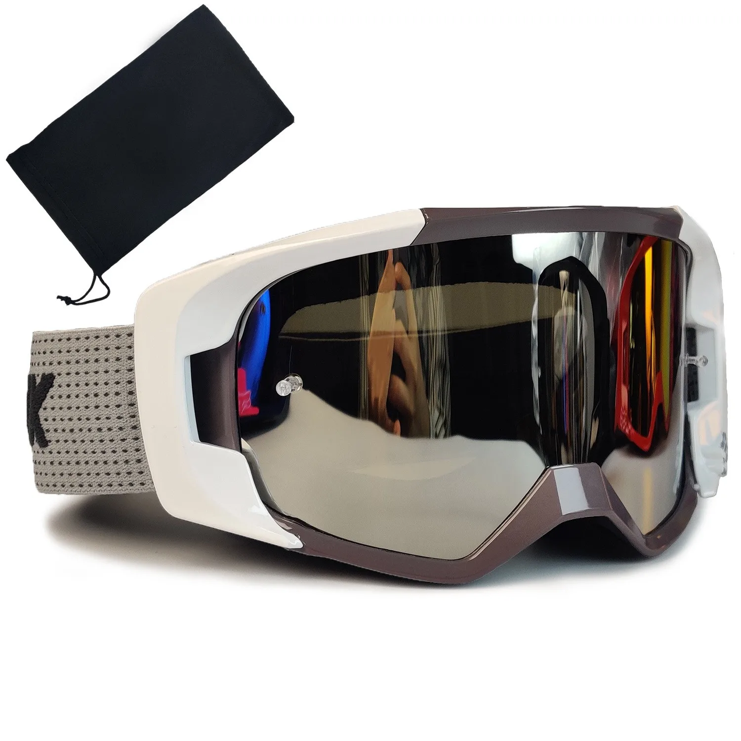 Latest Motorcycle Goggles for Men. Off-road Sunglasses. Safety Protection. MX Night Vision Helmet Visor. Retro Driving Glasses - view 6