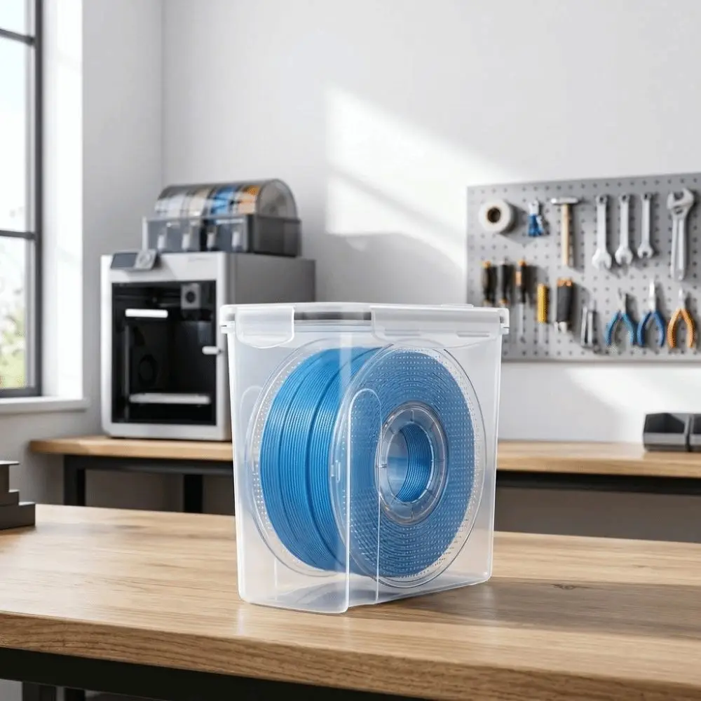 Airtight 3D Printing Filament Container Transparent Waterproof Filament Storage Organizer Dustproof Portable
