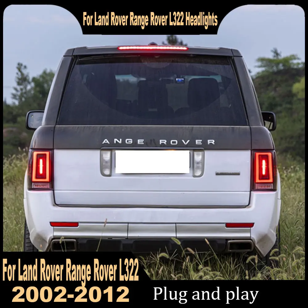 

For Land Rover Range Rover Vogue 2002-2012 L322 Taillights Cullinan Modified Light Rear Lights Turn Signal Light Plug and play