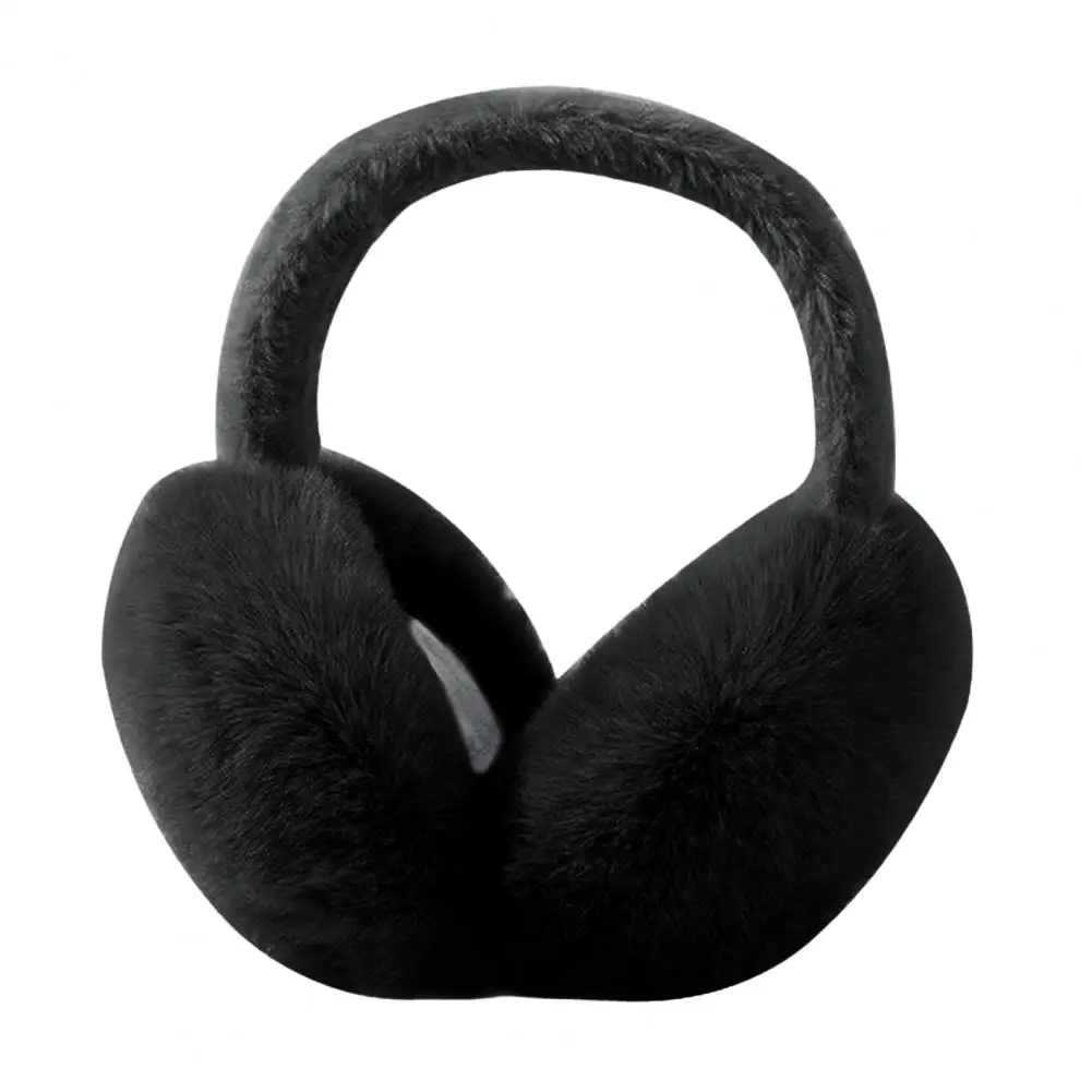 Winter Earmuffs Elastic Ear Covers Autumn Winter Fluffy Headband Earmuffs Soft Ears Solid Color Winter Earmuffs