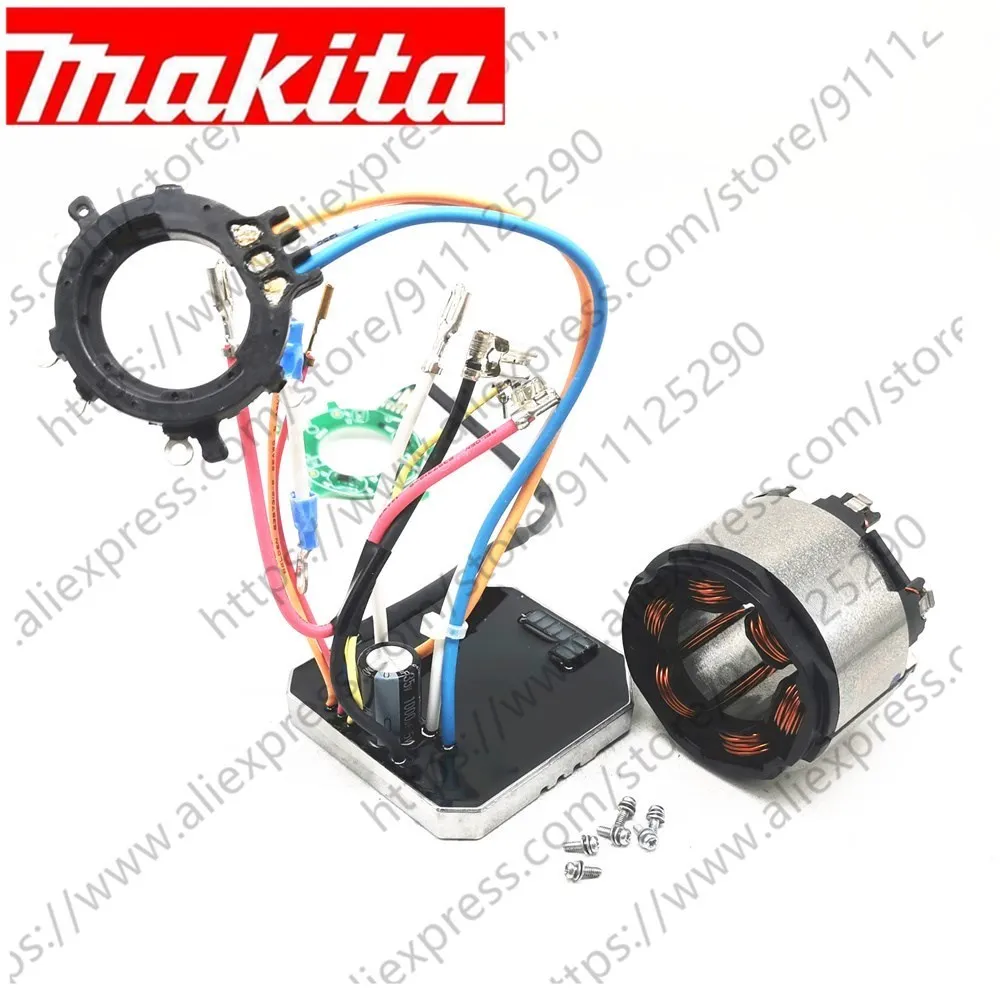 Chính Hãng Stator Cho Makita DGA504 DGA454 GA504D DGA404 XAG03 DSC250 629140-1 629176-0 629134-6