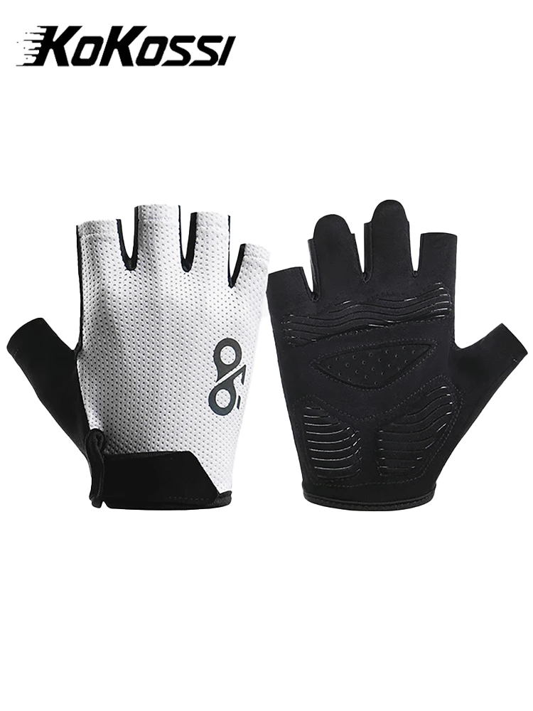 AliExpress NONE KoKossi Half Finger Cycling Bike Gloves Summer Shock Absorption Wear-resistant Outdoor Sports Fitness Breathable Gloves Unisex