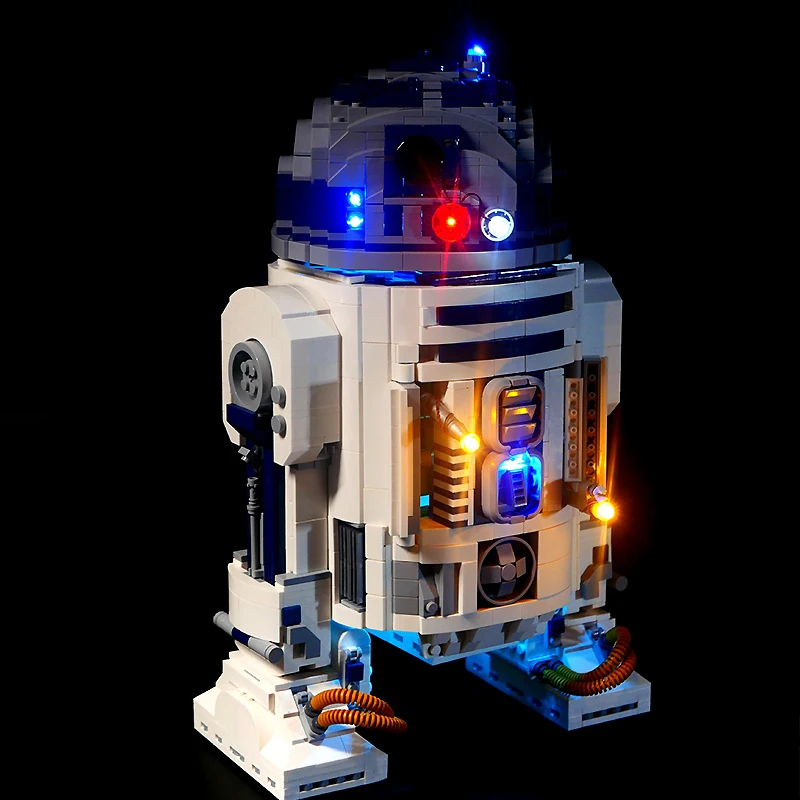 Diy Led Light Kit Voor Lego 75308 R2-D2 (Alleen Led Licht, Zonder Blokken Model)