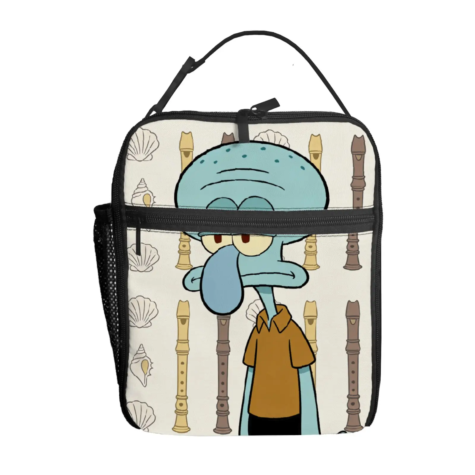 

1 шт. Сумка для обеда Сквидвард Тентаклс, высококачественная, милая, повседневная, для вечеринок, пикников, школы, в подарок, для ежедневного использования