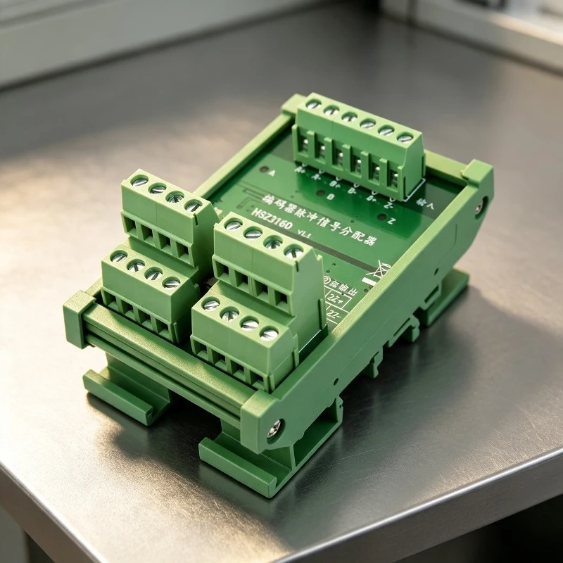 High Precision Industrial Encoder ABZ Differential Signal Splitter Pulse Extension Module HSZ3T6D