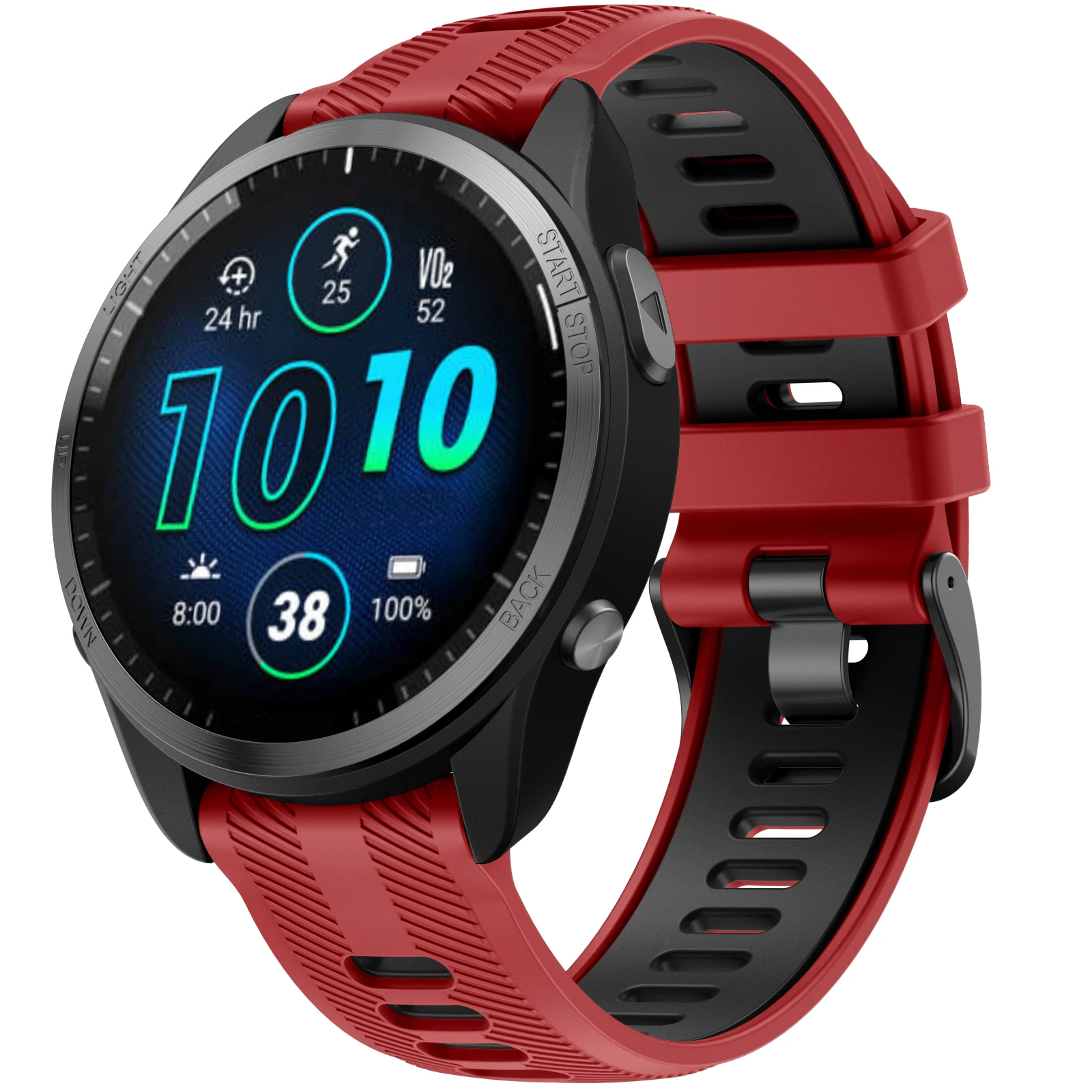 22 mm für Garmin Offizielles Silikonband Easy Fit Armband für Forerunner 955/945 Original Armband Forerunner 965 Uhrengürtel Istinct1 2 – Detail 4