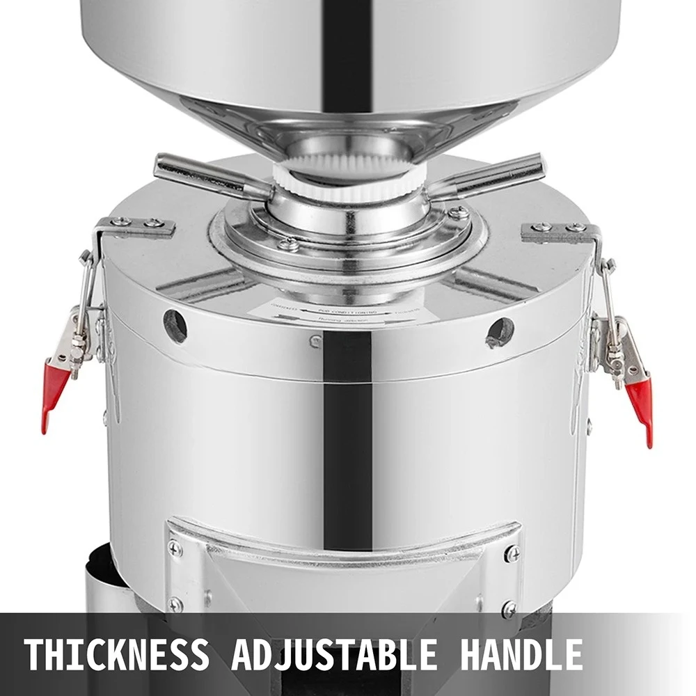 1100W Commercial Peanut Butter Grinder Machine 15kg/h Output Electric Peanut Sesame Butter Maker 220V