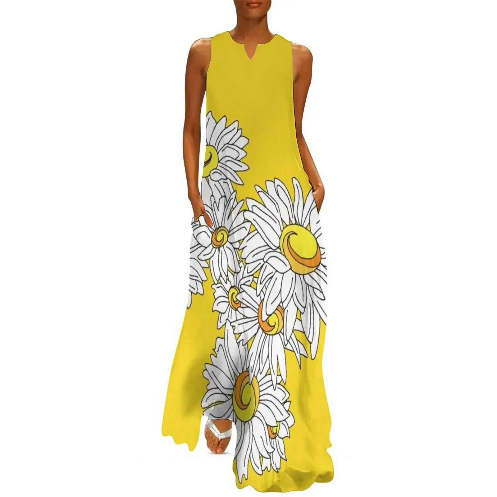 

Daisy Gardens Long Dress elegant party dress for women 2025 Women's clothing dress summer