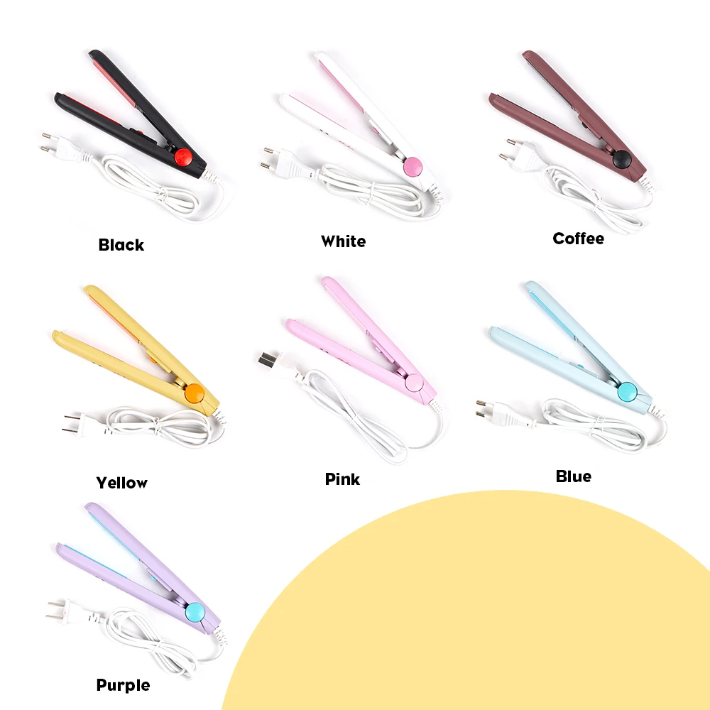 Mini Hair Straightener For Girls Hair Iron Straightening Irons Hair Curler Portable Ceramic Flat Iron Hair Straightener For Hair