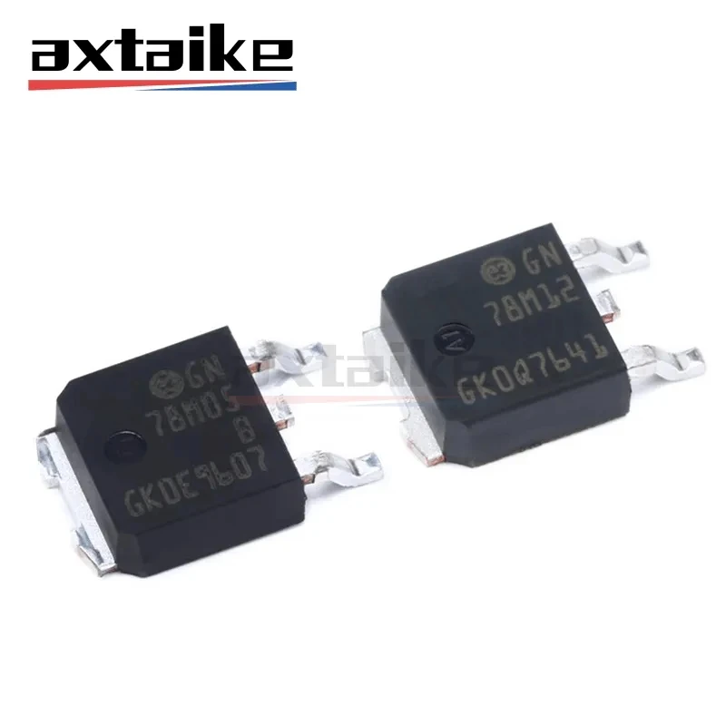 Kit de transistor Sochi SMD à tension positive, 6 valeurs x 10 pièces, 78M05 78M06 78M08 78M09 78M12 78M15 DPAK 5V 6V 9V 12V 15V, 60 pièces