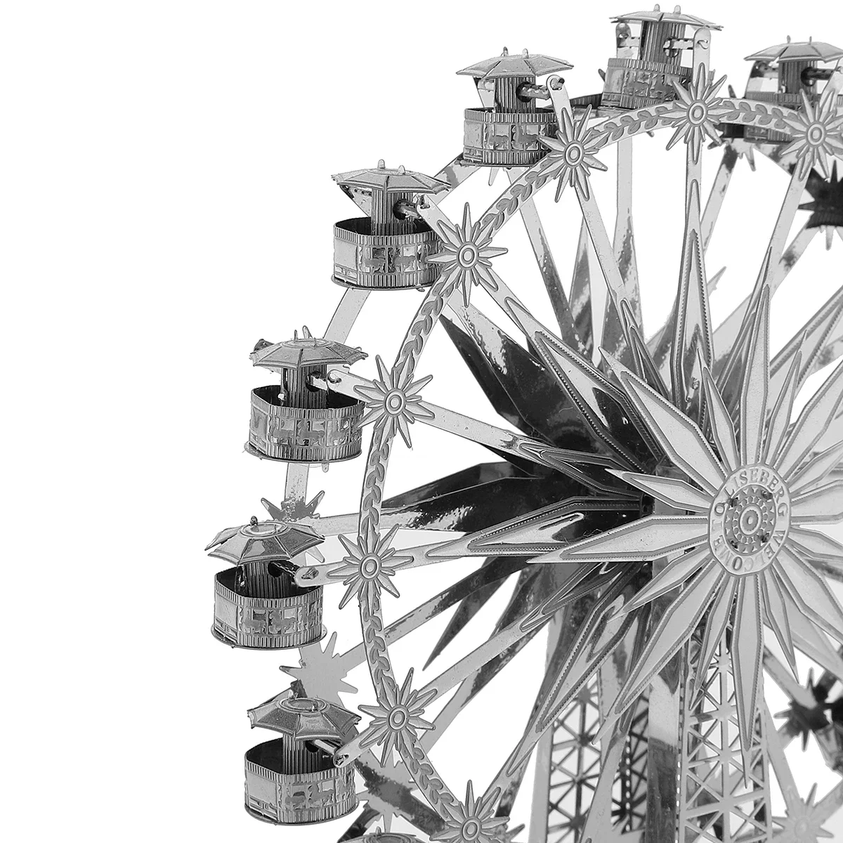 amusement park 3D Metal Puzzle model kits DIY Laser Cut Puzzles Jigsaw Toy For Children