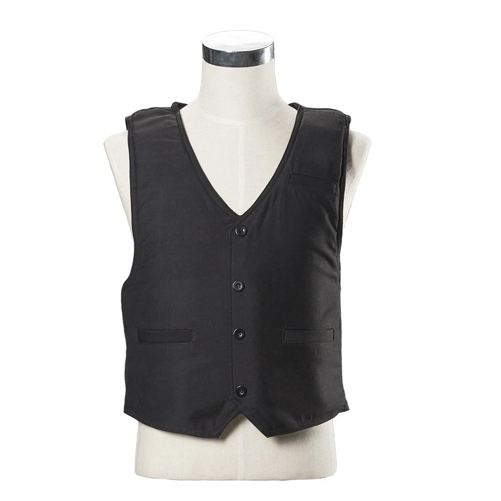 600D Oxford Tecido Stab-Proof Anti-Slashing Segurança Vest Inner-Wearing Leve Flexível Oculto Polícia Vestuário de Protecção