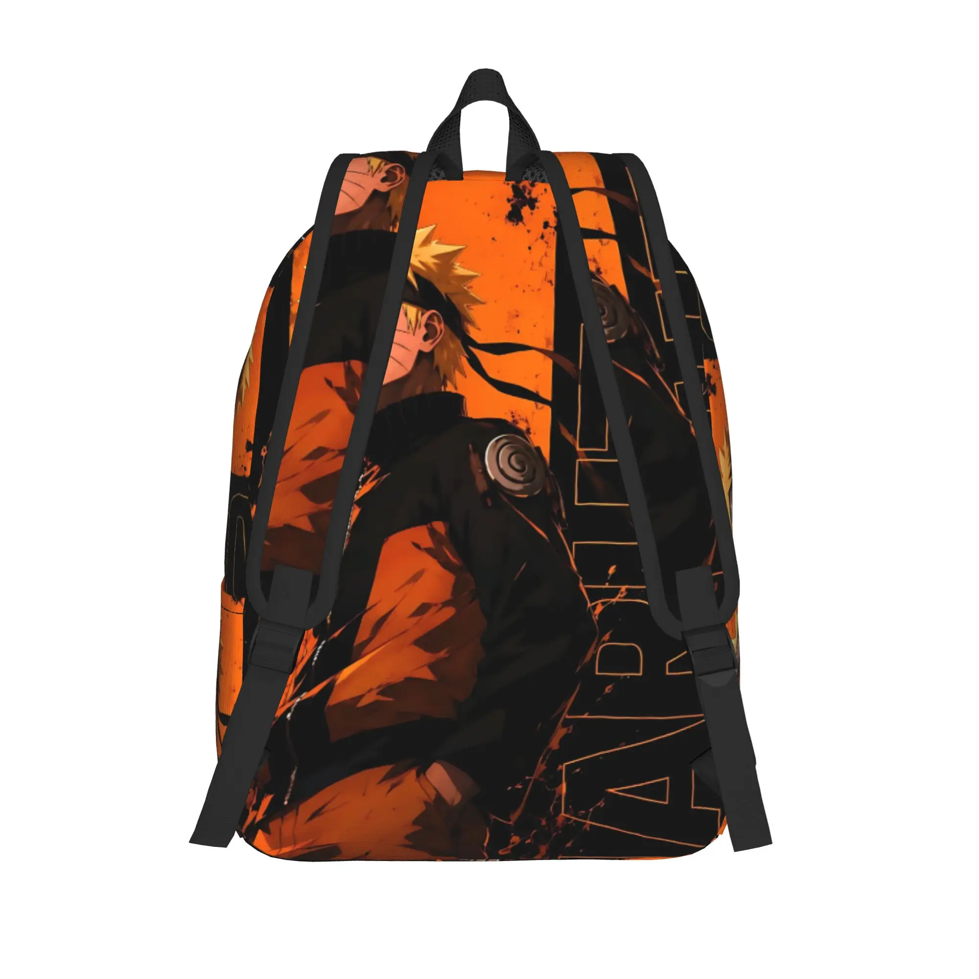 Fashion Naruto Anime Theme Backpack  Mochilas Casual Outdoor Zipper Closure Rucksack