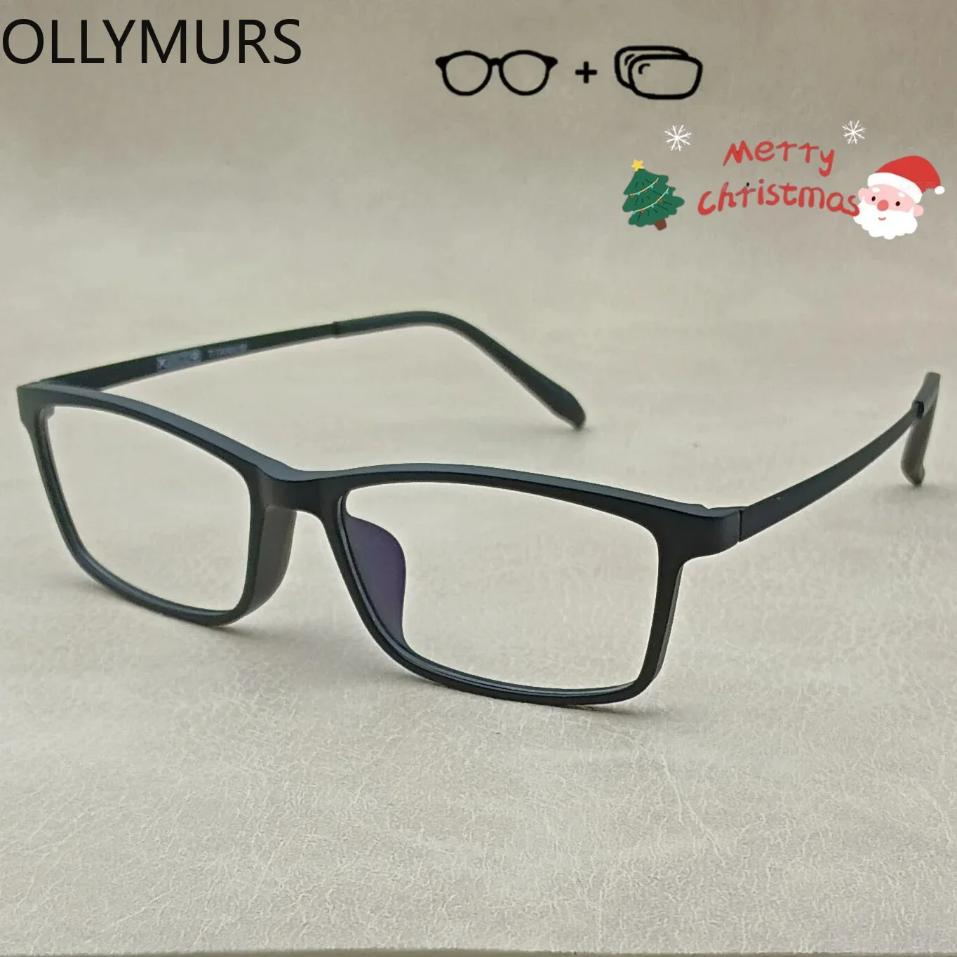 

KIZN Prescription Glasses Women and Men Myopia Hyperopia Progressive Optical Eyeglasses TR90 Rim Titanium Temple Eyewear