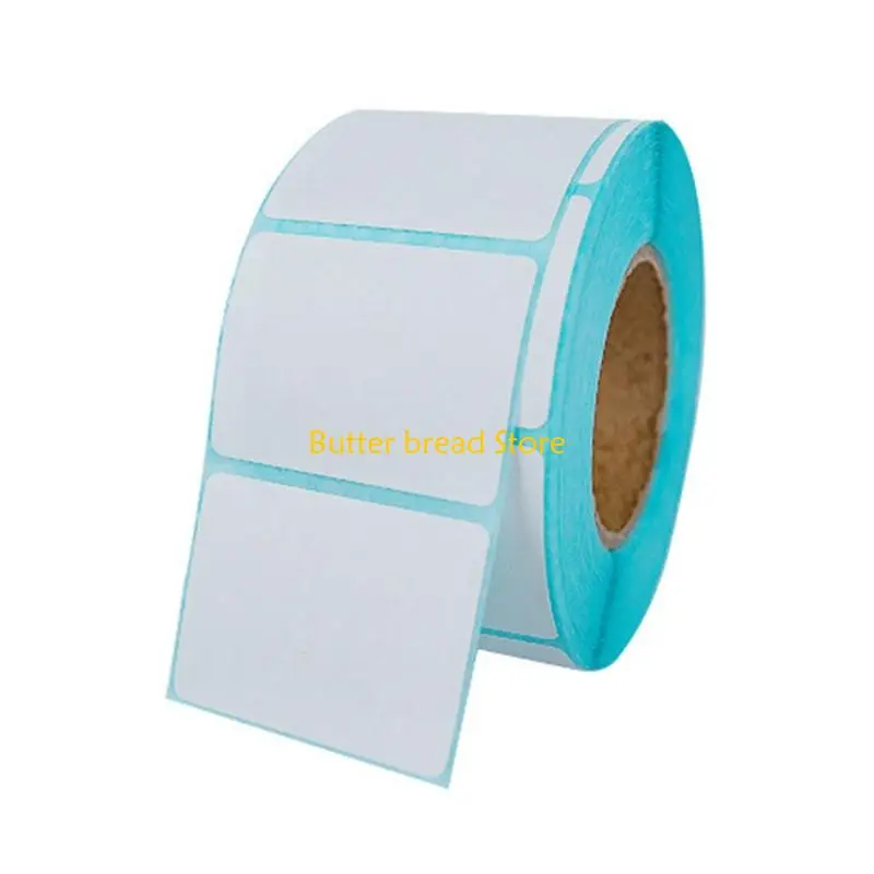 W89C 800 Counts Thermal Label Oil Water Resistant Adhesive White Sticker for Shipping
