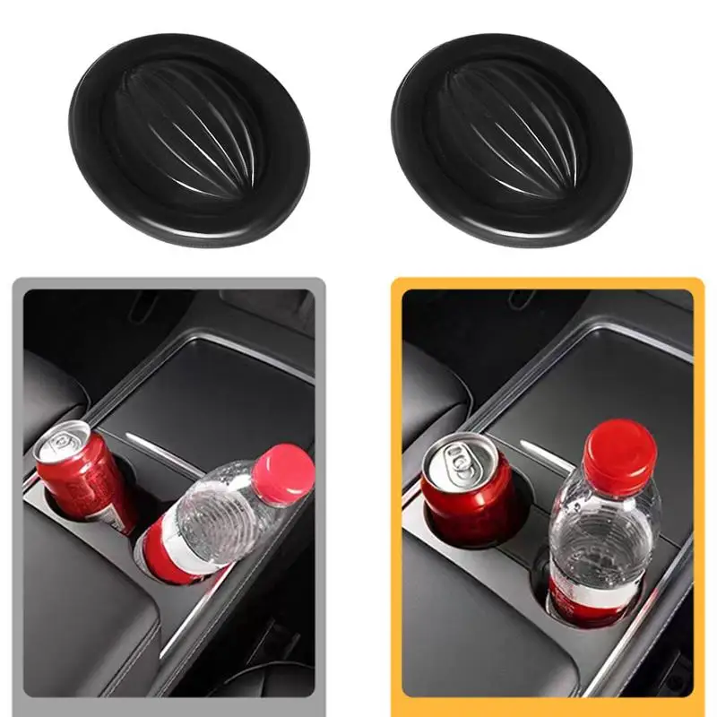 1pcs Car Cup Holder Insert Limiter Slot Slip Limit Clip Elastic Silica Gel Anti Shake Fixed Bottle Glass Cup Drink Holders