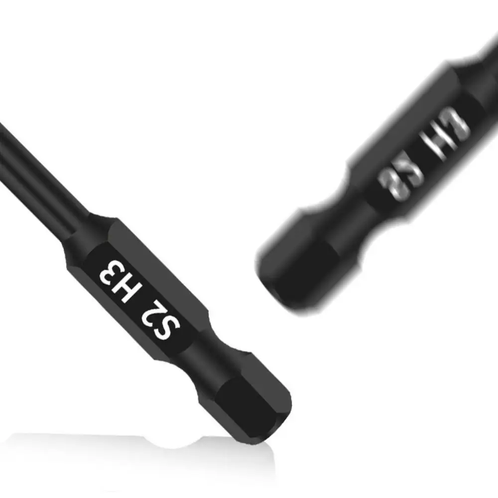 Magnetic Ball End Screwdriver Bits 100mm 1/4 Inch Hex Shank Allen Wrench Drill Bit Alloy Steel Professional Screwdriver Bit Set