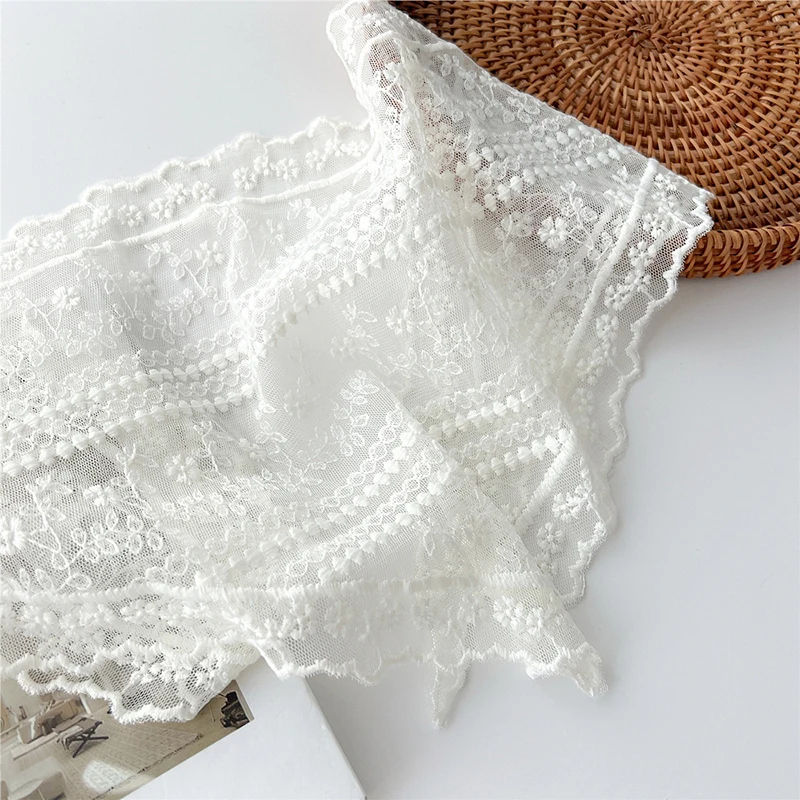 Sciarpa a triangolo in pizzo cavo sciarpa avvolgente per la testa sciarpa da polso da donna cravatta per capelli Bandana fazzoletto da donna ragazza