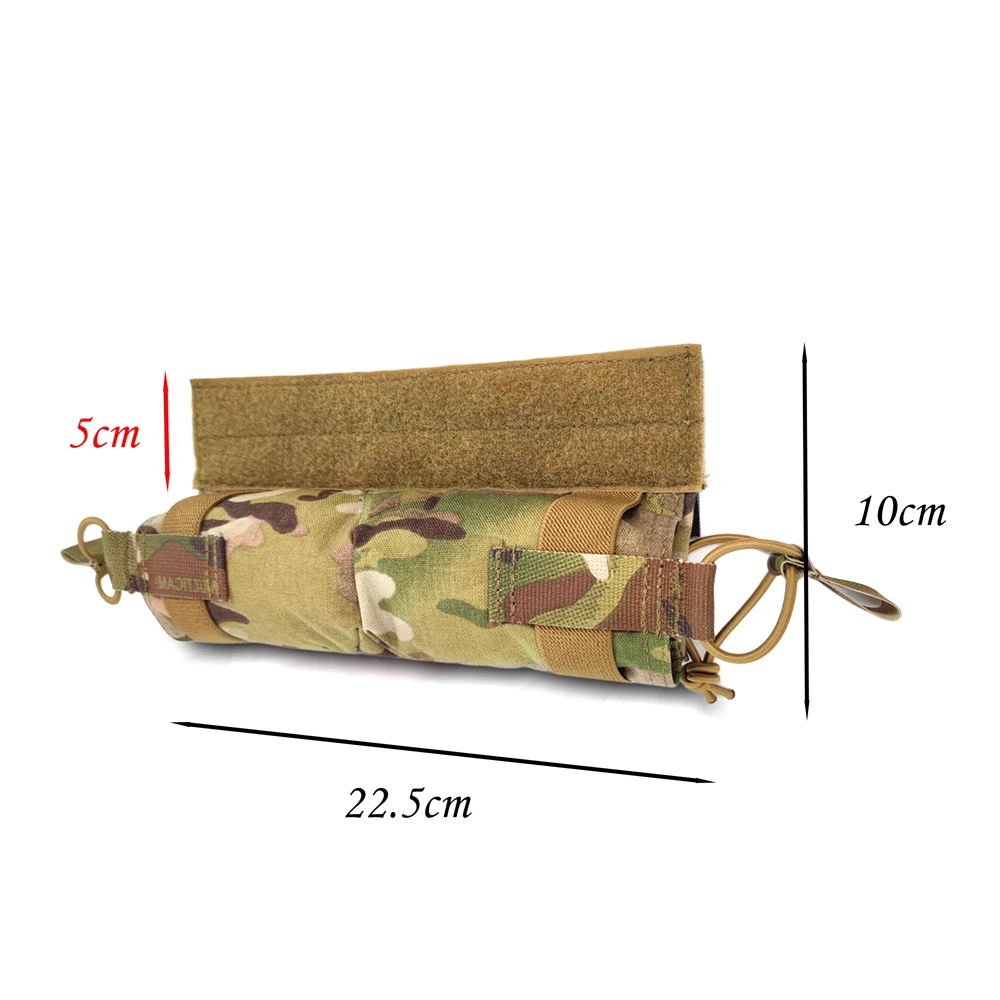 New CP Side Pull Mag Pouch Outdoor Vest Horizontal Dual Belly Pouch Hang Pouch Bag