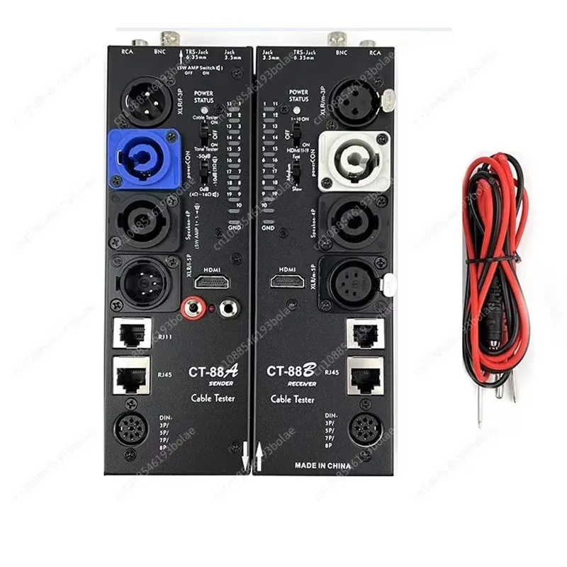 CT-88 Separate Multi-Function Xlr Signal Line Meter Hdm Line Meter Automatic Audio Side