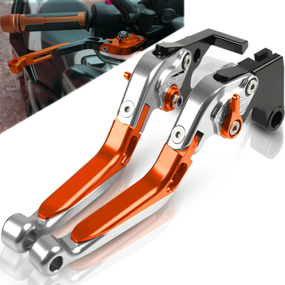 

For 640LC4 2003 2004 2005 2006 Motorcycle CNC Adjustable Extendable Foldable Brake Clutch Levers 640 LC4 Accessories Aluminum