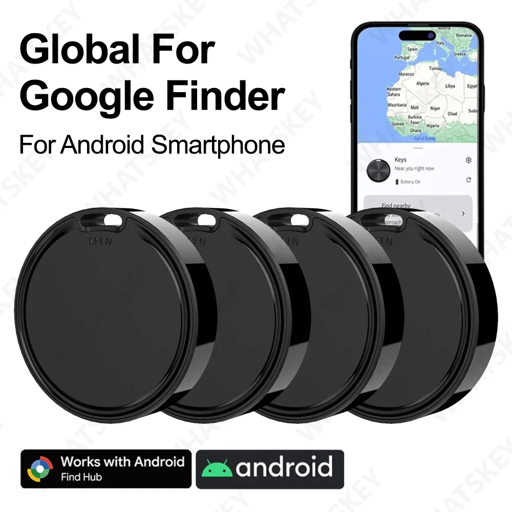 جهاز تتبع نظام تحديد المواقع المزدوج الجديد لنظام iOS أو Android، تتبع بلوتوث، محدد موقع العلامات الذكية، يعمل مع iOS Find My & Google Find Hub #1