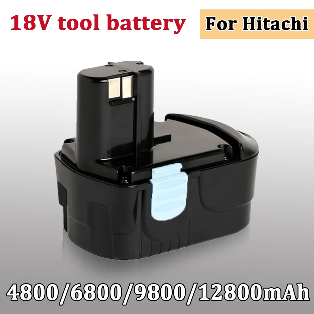 18V Replacement Rechargeable NI-CD Battery 9800mAh for Hitachi BCL1815 BCL1830 EBM1815 EBM1830 DS18DL DH18DL C18DL DV18DL