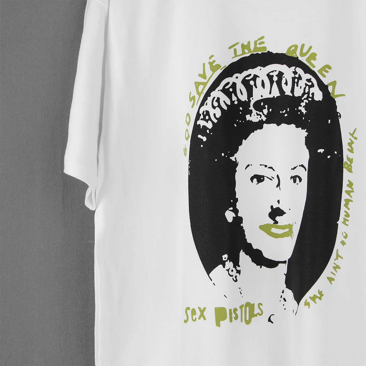 Sex Pistols T-Shirt God Save The Queen Punk Rock Clash Buzzcocks Band Cotton Men's Short Sleeves Loose Clothing Printed Shirt
