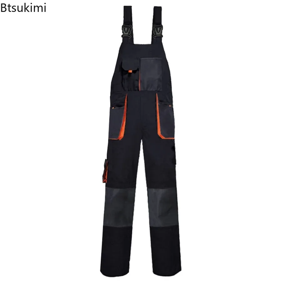 2025 New Multi Pocket Workwear Men's Wear-resistant Daily Maintenance Repair Protection Jumpsuit Loose Casual One-Piece Overalls