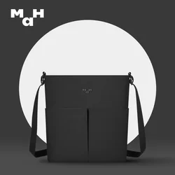 MAH Line Crossbody Bag 600D Solid Color Fashion Bag for Women Simple Waterproof  Commuter Bag