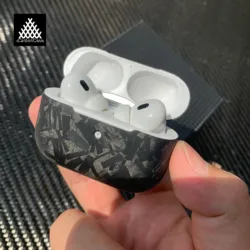 Matte Real Forged Carbon Fiber Case for Apple AirPods Pro 3 2 1 Airpods 3 4 Gen Light Protective Cover for Airpod Pro2 Earphone