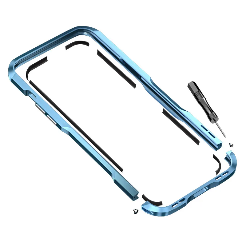Metal Bumper For Iphone 13 12 11 Pro Xs Max Case Aluminium Frame Protective Cover For Iphone X Xr 7 8 Plus Se 2020 Fashion Shell