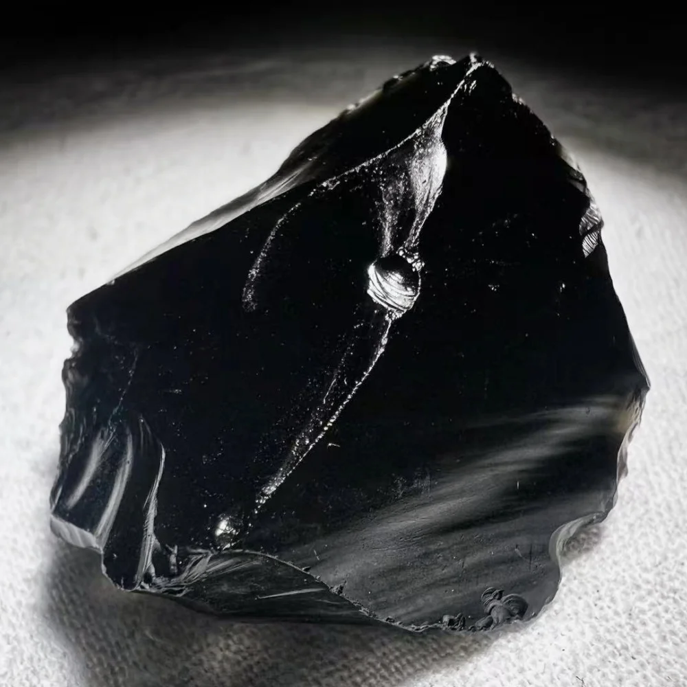 Natural Obsidian Crystal Raw Stone Chakra Aura Cleanse Protection Grounding for Jewelry Making FengShui Reiki Meditation