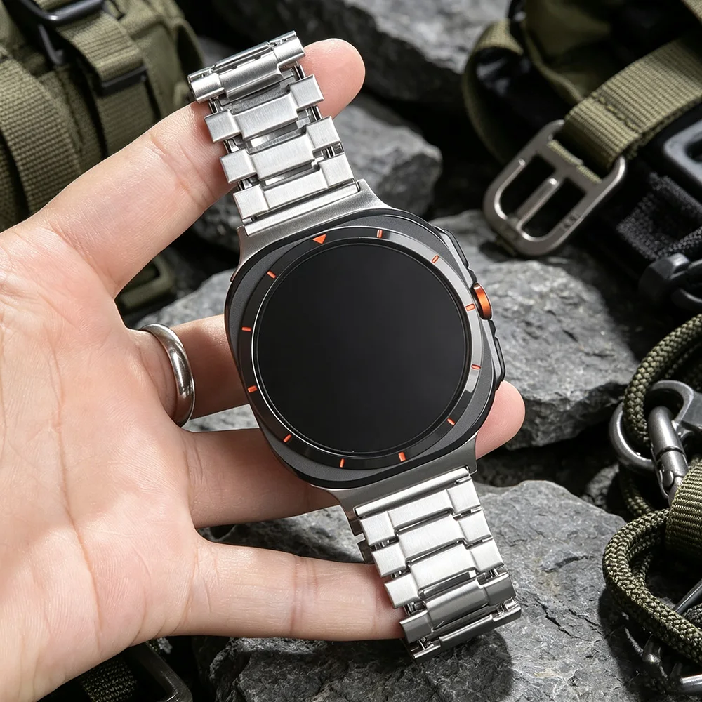 Stainless Steel Stretchable For Samsung Galaxy Watch 8 9 Classic Ultra Strap Sports Bracelet Galaxy 8 9 40/44mm 46mm 47MM Band