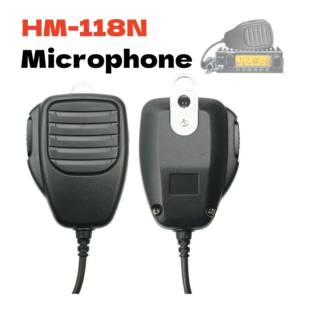 HM-118N 8Pin Microphone For ICOM IC-706 ID-800H IC-F121 IC-2720H IC-2725E IC-2100H IC-2800H 2200H IC-V8000 IC-F621TR Radios Spea