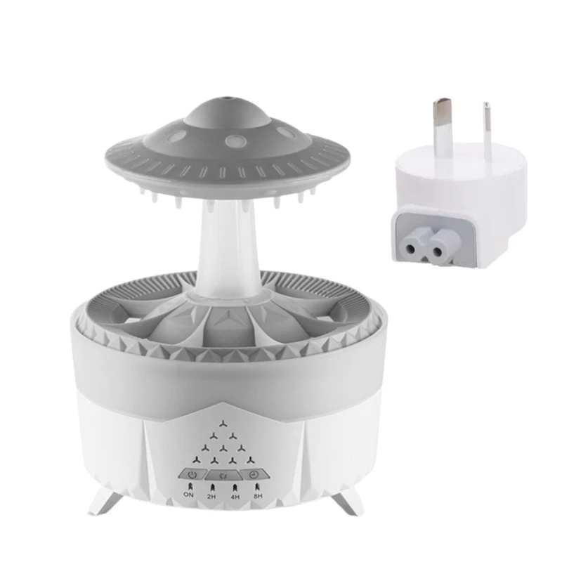 แบบพกพา Air Humidifier Raindrop น่ารัก Air Humidifier เปลี่ยนสี Raindrop Humidifier เหมาะสำหรับรถบ้านสำนักงาน